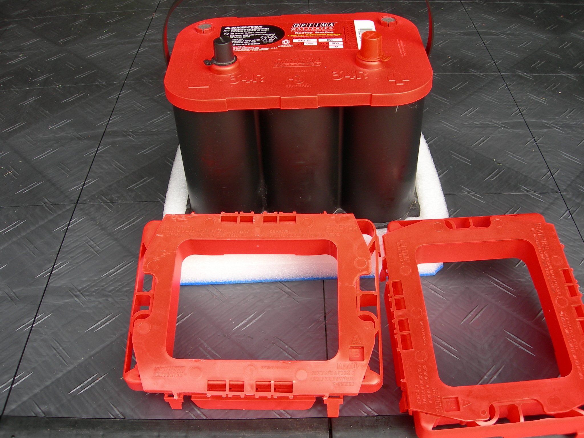 Maintenance Optima RedTop battery